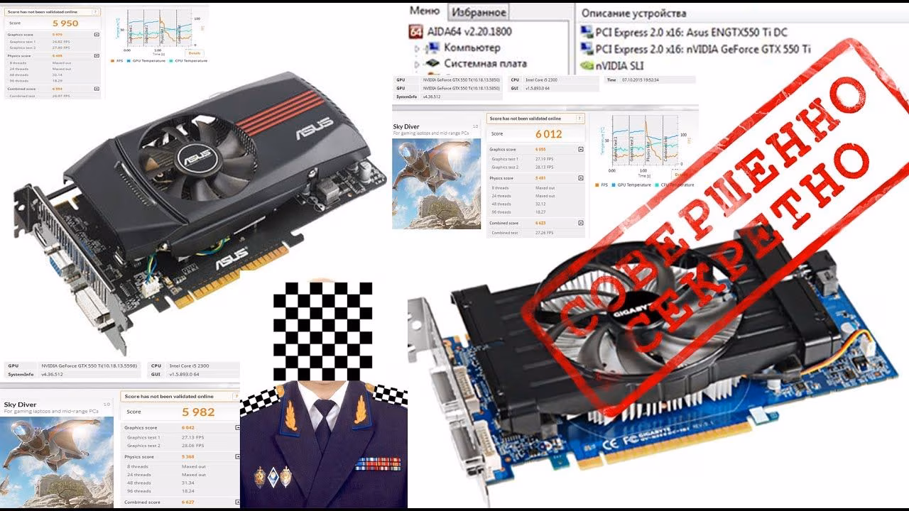 ФСБ о видеокартах GTX 550 ti в режиме Sli