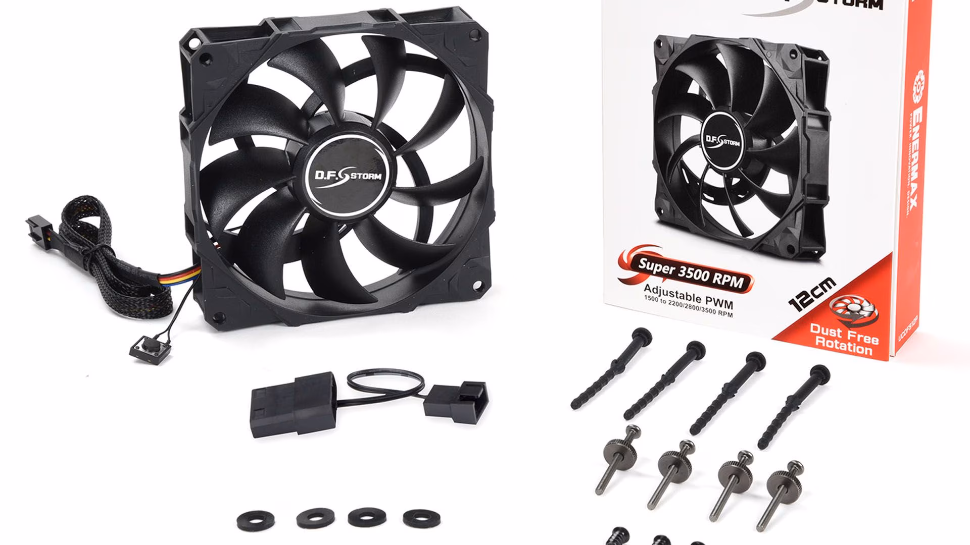 Unboxing Enermax D.F. Storm 120mm Fan Dust Free Rotation Technology