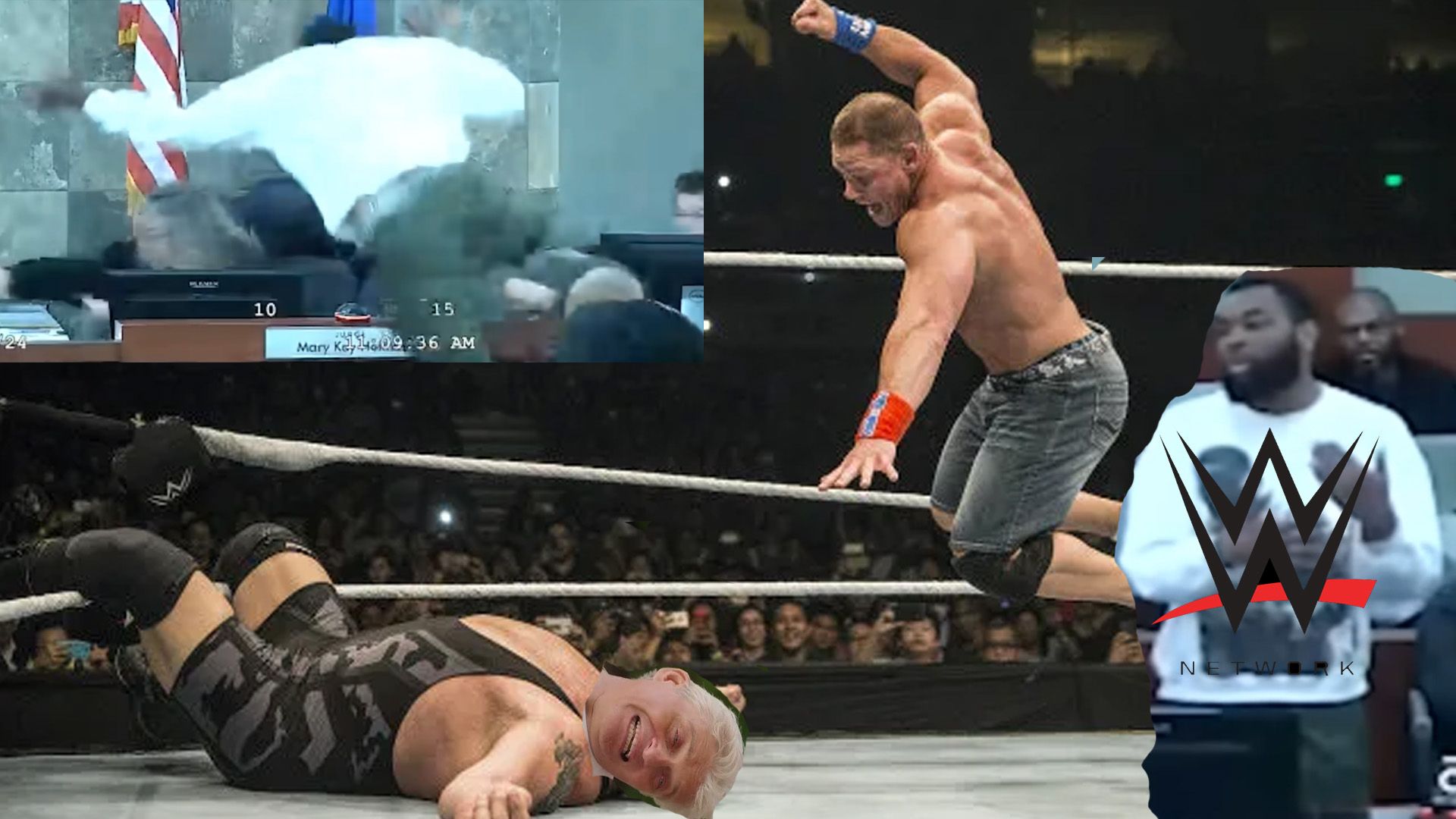 WWE Нападение на судью - комменты